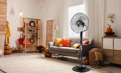 NEO  90-004 Dielenský ventilátor 80W, priemer 40 cm, 3 rýchlosti, diaľkové ovládanie