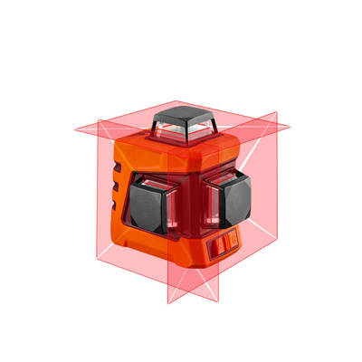 NEO  75-103 Samonivelačný laser 15 m 3D červený, 360 ° v troch rovinách, s puzdrom a magnetickým držiakom
