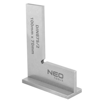 NEO  72-031 Uholník s príložníkom DIN875/2, 100x70 mm