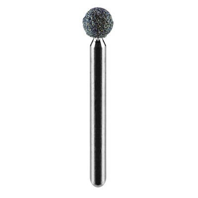 GRAPHITE  55H058 Brúsny kameň do minibrúsky, tvar guľa 06mm, stopka 3,2mm, 3 ks