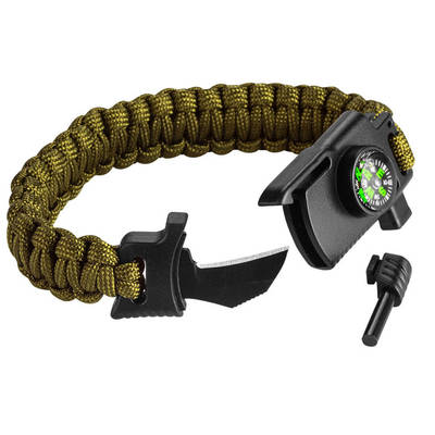 NEO  63-140  Náramok Paracord Survival 5v1