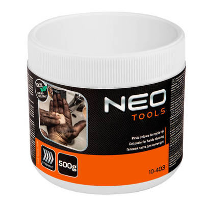 NEO  10-403  Gélová pasta na umývanie rúk, na odstraňovanie ťažkých a veľmi ťažkých nečistôt - 500g, krémová
