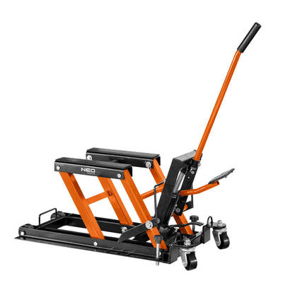 NEO  10-596  Mobilný hydraulický zdvihák pre štvorkolky a motocykle. Nosnosť 680 kg