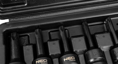NEO  08-712  Kľúče Torx úderové , 1/2 " 8 ks