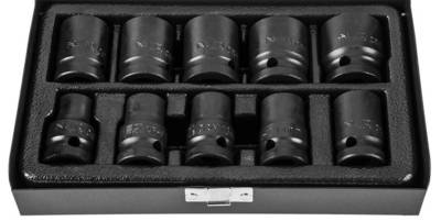 NEO  12-101  Sada nástrčných kľúčov 1/2", 10-24 mm, 10 diel