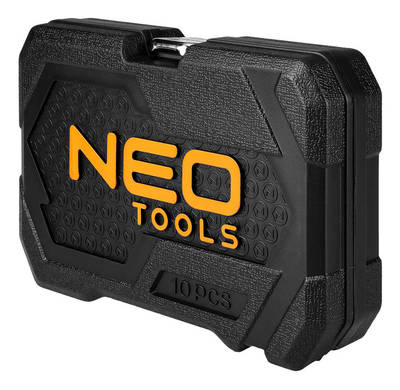 NEO  12-107  Sada nástrčných kľúčov 1/2", 10-24 mm, 10 diel