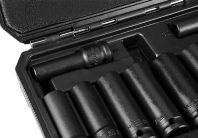 NEO  12-107  Sada nástrčných kľúčov 1/2", 10-24 mm, 10 diel