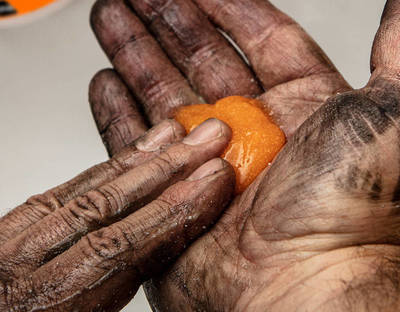 NEO  10-401  Gélová pasta na umývanie rúk na odstránenie odolných nečistôt - 500g, oranžová