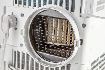 NEO  90-135  Prenosná klimatizácia 9000Btu, funkcie chladenia, vetrania, odvlhčovania