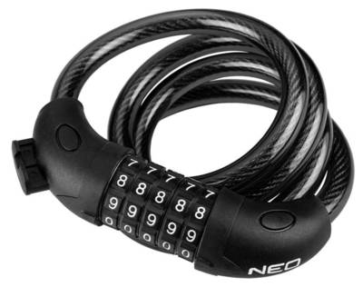 NEO  91-007  Zámok na bicykel s kódom
