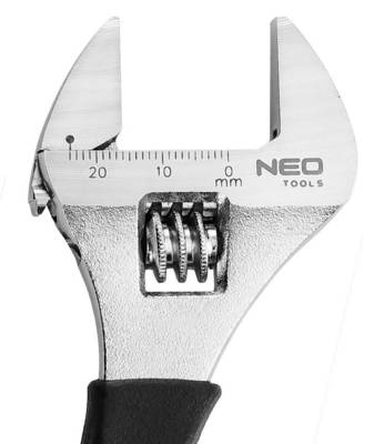 NEO  03-027  Nastaviteľný kľúč 150 mm, rozsah 0-23 mm