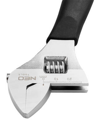 NEO  03-028  Nastaviteľný kľúč 200 mm, rozsah 0-28 mm