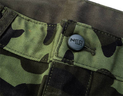 NEO  81-271-L Kraťasy CAMO, zloženie : 60% bavlna, 40% polyester, gramáž 255g/m2, veľ.L