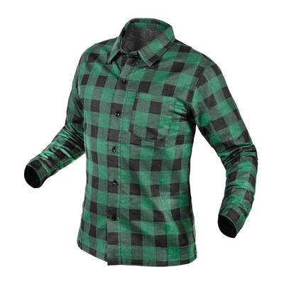 NEO  81-546-XXXL  Flanelová košeľa, zelená, veľkosť XXXL