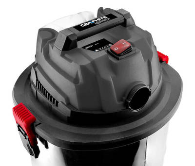 GRAPHITE  58GE124  AKU Vysávač Energy+ 18V Li-lon na mokré/suché vysávanie, 20 l nádrž
