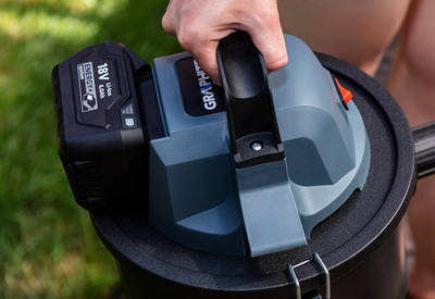 GRAPHITE  58GE125  AKU Odsávač popola Energy+ 18 V Li-lon, 15 l nádoba