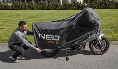 NEO  10-473  Ochranná plachta na motorku/skúter, 246 x 104 x 127 cm,(150 °C)