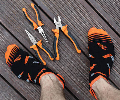 NEO  GD031  Farebné ponožky NEO TOOLS, krátke, veľkosť 43-46