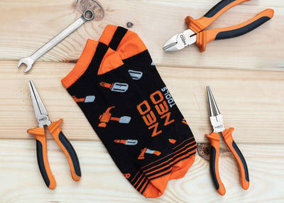 NEO  GD031  Farebné ponožky NEO TOOLS, krátke, veľkosť 43-46