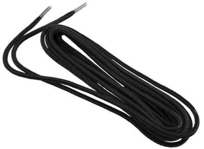 NEO  82-391  Šnúrky do pracovných topánok 150 cm, čierne