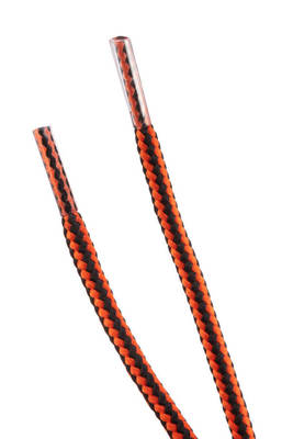 NEO  82-393  Šnúrky do pracovných topánok 150 cm, oranžovo-čierné