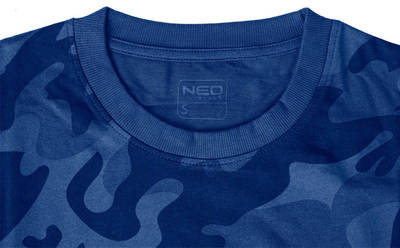 NEO  81-603-S Pánske tričko CAMO NAVY 180g/m2, 100% bavlna, veľ. S