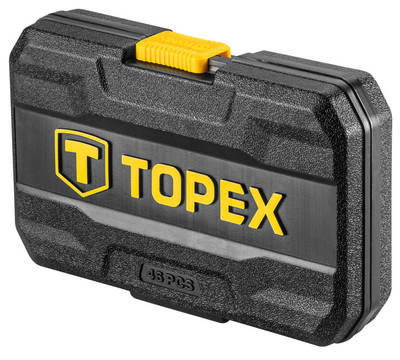 TOPEX  38D640  Gola sada 1/4 "CrV  súprava 46 ks