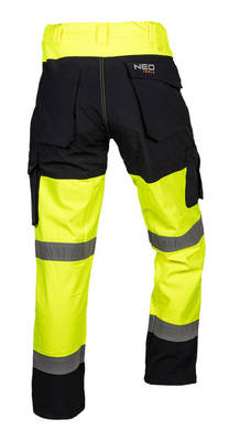 NEO  81-750-XXL  Pracovné nohavice reflexné, softshell, žlté, veľkosť XXL