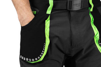 81-290-XS  NEO  Pracovné nohavice PREMIUM, 4 way stretch, čierne, veľkosť XS