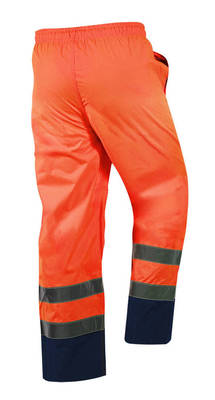 NEO  81-771-XXXL  Reflexné pracovné nohavicové nohavice, nepremokavé, oranžové, veľkosť XXXL