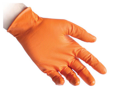 REFLEXX N85-L Jednorázové rukavice Industry oranžové, veľkosť L, 50 ks / bal.