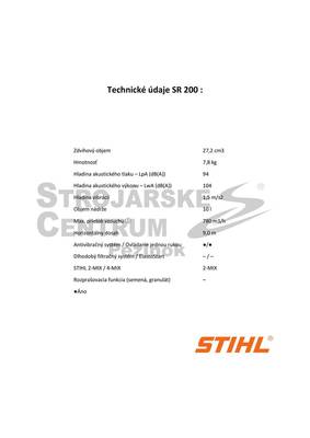 STIHL  SR 200  Rosič