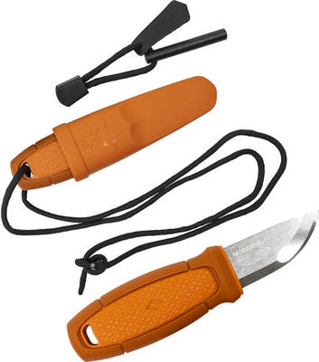 MORAKNIV  13502  Nôž na krk Eldris  Burnt s kresadlom oranžový