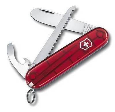 VICTORINOX  0.2373.T Nôž My First Victorinox červený transparentný