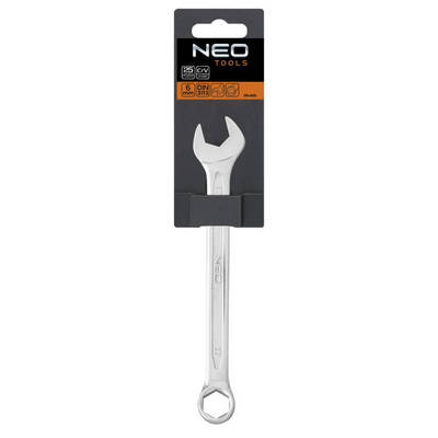 NEO  09-406  Kľúč očko-plochý HEX/V 6 x 100 mm