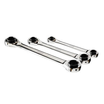 NEO  09-795  Račňový kľúč 4-in-1 sada 3 ks .. 8 do 19 mm