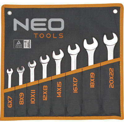 NEO  09-851  Sada maticových kľúčov 6-22 mm, 8 ks
