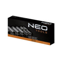 NEO  12-110  Sada nástrčných kľúčov 1/2", E10-E24 mm, Torx, 10 diel