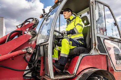 NEO  81-750-XXL  Pracovné nohavice reflexné, softshell, žlté, veľkosť XXL
