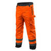 NEO  81-761-S  Pracovné nohavice reflexné, zateplené, oranžové, veľkosť S
