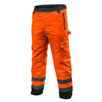 NEO  81-761-XXL  Pracovné nohavice reflexné, zateplené, oranžové, veľkosť XXL