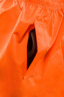 NEO  81-771-L  Reflexné pracovné nohavicové nohavice, nepremokavé, oranžové, veľkosť L