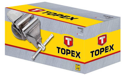 TOPEX  07A107  Zverák liatinový pevný 75 mm