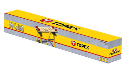 TOPEX  07A420  Pracovný stôl, 60 x 24 x 80 cm