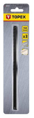 TOPEX  10A515  Pílový list na kov 150 mm, jedna strana, 3 ks.