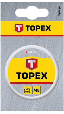 TOPEX  14A308  Závitové očko M8, 25 x 9 mm