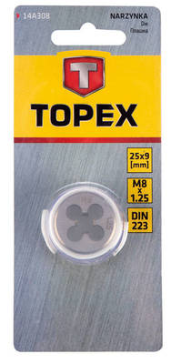 TOPEX  14A308  Závitové očko M8, 25 x 9 mm