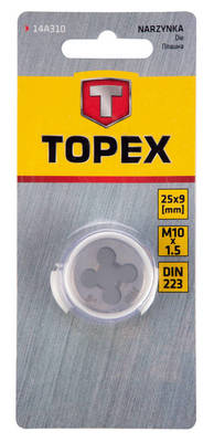 TOPEX  14A310  Závitové očko M10, 25 x 9 mm