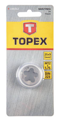 TOPEX  14A312  Závitové očko M12, 25 x 9 mm