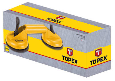 TOPEX  14A780  Prísavka na sklo, dvojitá, 80 kg